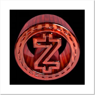 3D Zcash - Ruby Posters and Art